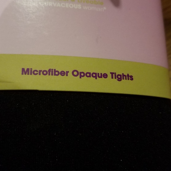 Lane Bryant curvaceous black tights size 3 - Picture 5 of 5